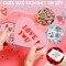 8 Pcs Valentine's Day Heart Gift Boxes with Lids for Presents Empty Heart Shaped Box 6.1 x 4.92 x 1.57'' Flower Boxes for Arrangements for Candy Flowers Wedding Anniversary Birthday Party